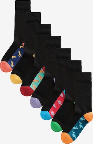 Next Socken in Schwarz: Vorderseite