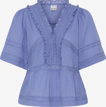 ICHI - Camisa em azul: frente