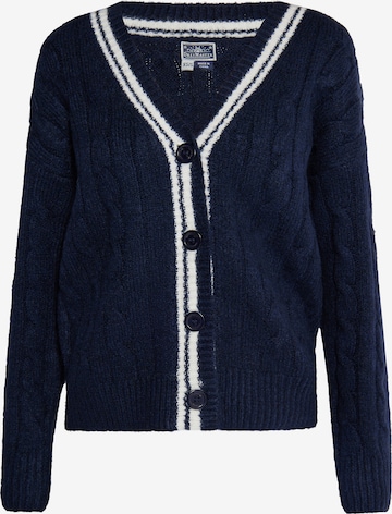 Cardigan DreiMaster Maritim en bleu : devant