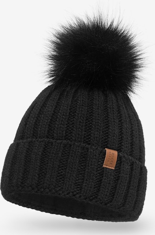 Bonnet '70100' Vivisence en noir : devant