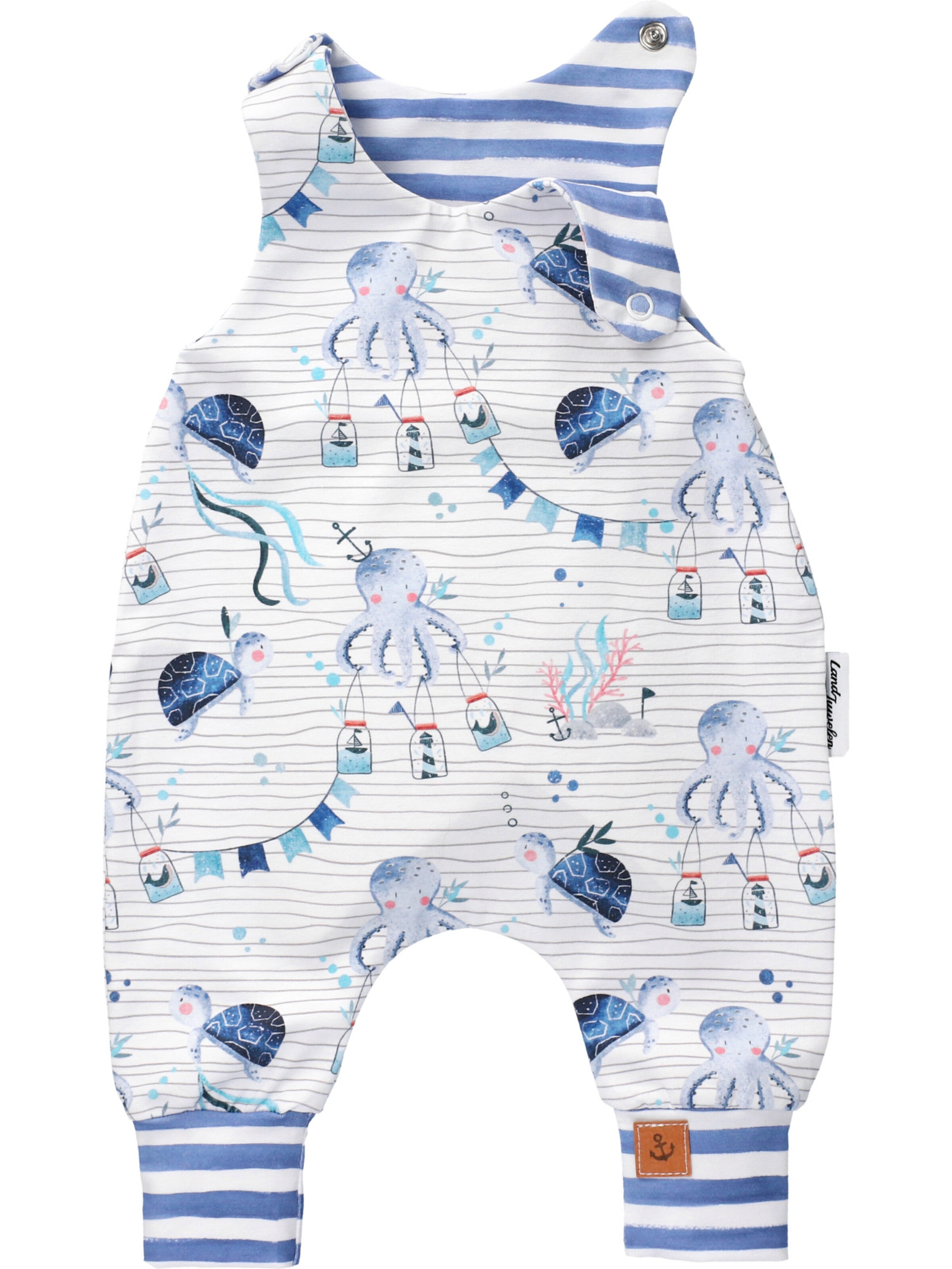 Barboteuse / body 'Handmade Tintenfisch' Land-Juwelen en bleu