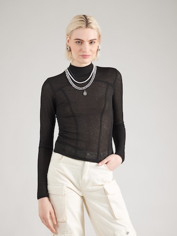 WEEKDAY Tričko - Čierna: predná strana