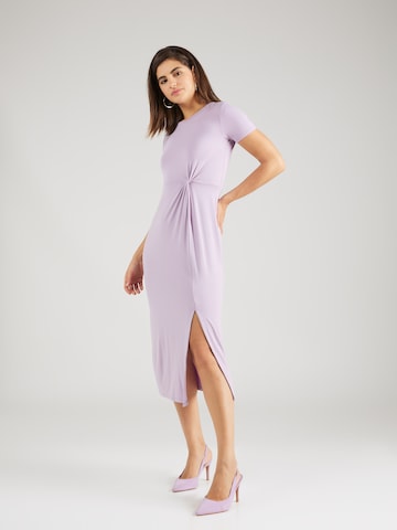 WAL G. - Vestido 'GARY' em roxo: frente