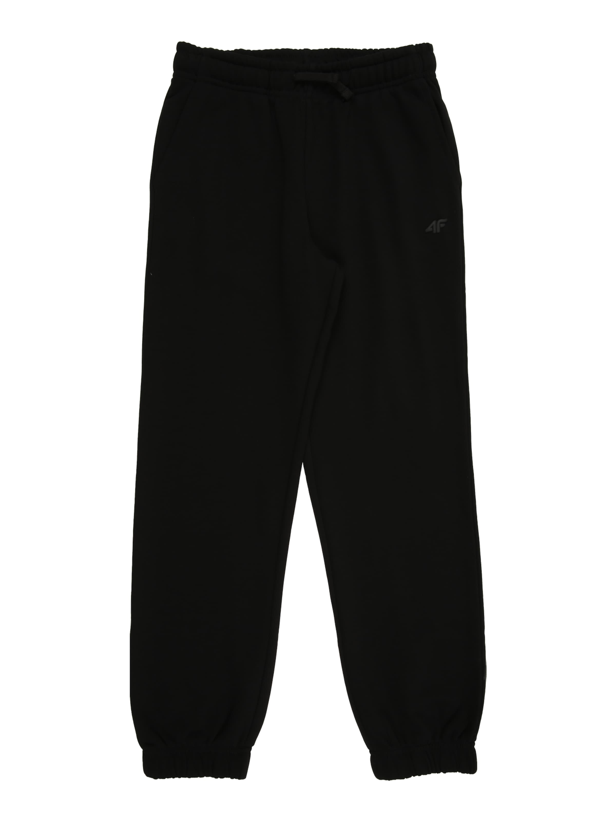 4F Junior Tapered Sportbyxa i svart: framsida