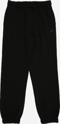 4F Junior Tapered Sportbyxa i svart: framsida