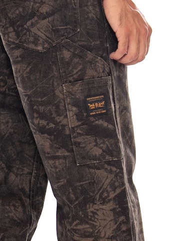 LEVI'S ® Loose fit Jeans 'LEVI'S® 568™ LOOSE STRAIGHT DOUBLE KNEE DIVING DUCKS GOOD DAZE' in Brown