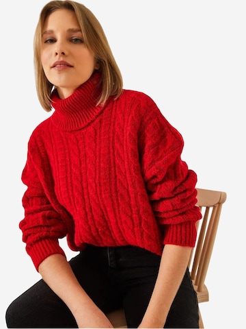 Bianco Lucci Sweter w kolorze czerwony