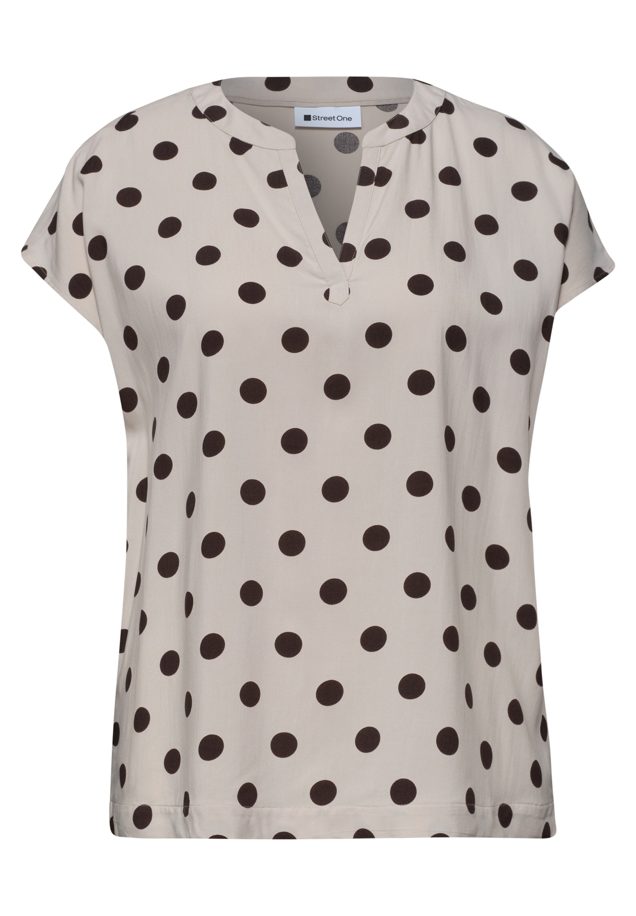 STREET ONE Bluse in Beige: Vorderseite