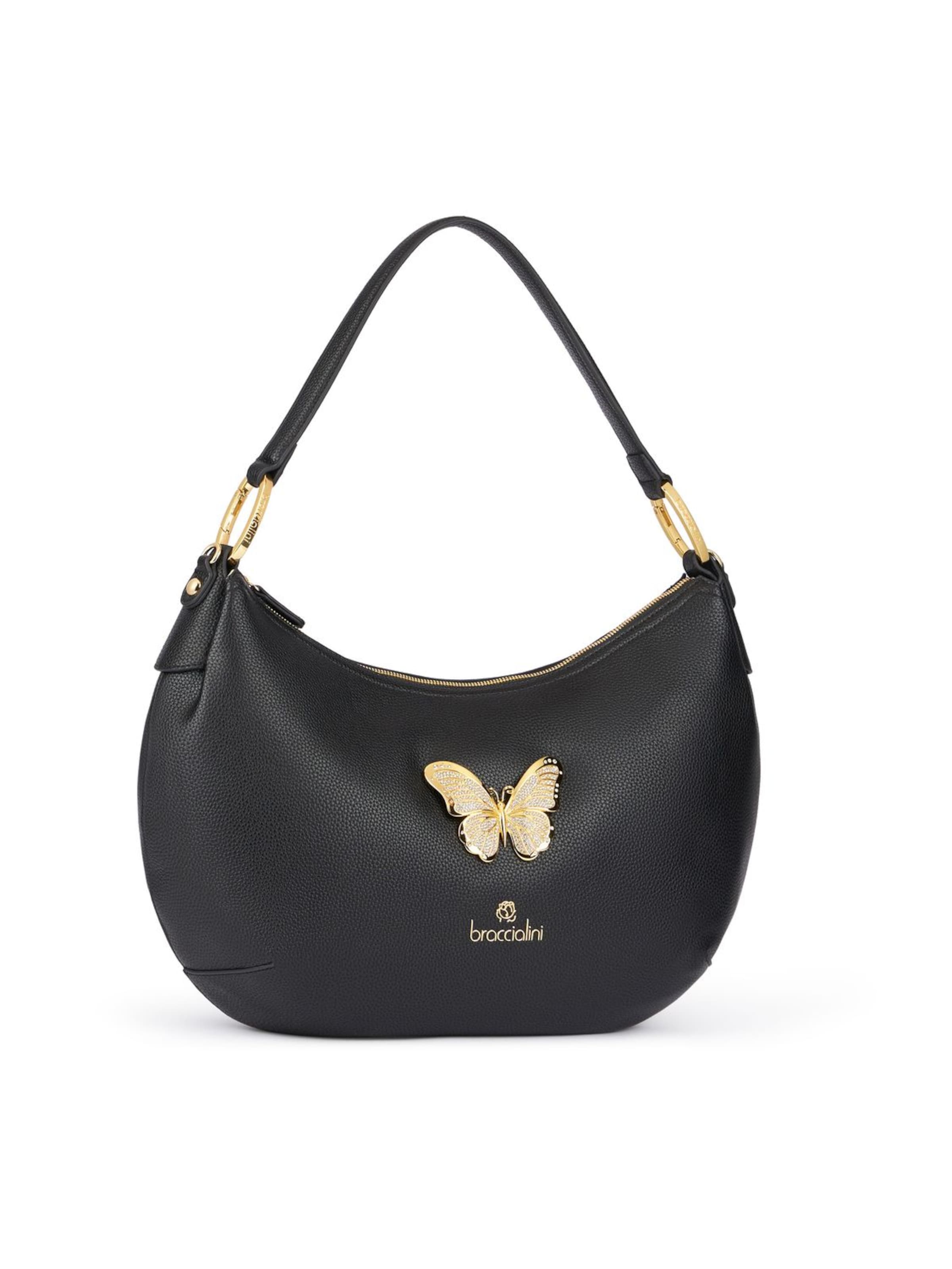 Braccialini Handtasche 'Beth Jewels'‌‌‌‌‌‌ in Schwarz