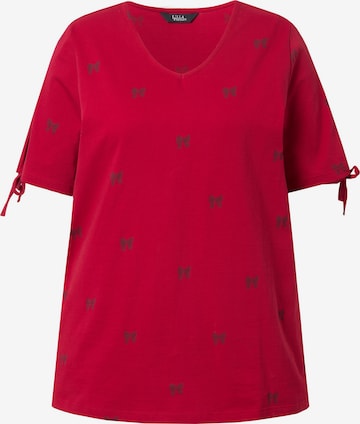 Ulla Popken Shirt in Rood: voorkant