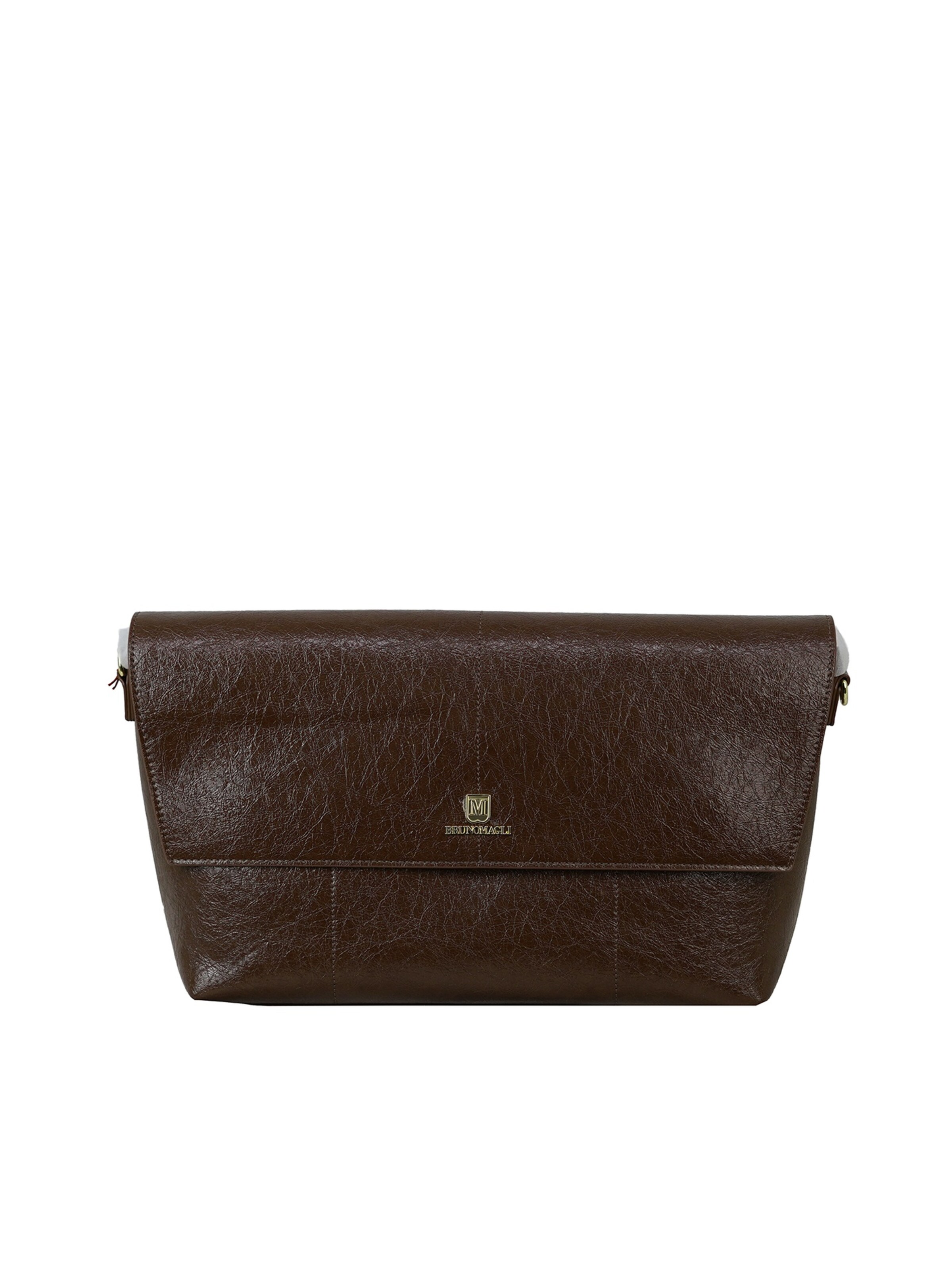 Borsa a spalla 'Borsa a Spalla Bruno Magli Alba Baguette Eco-Pelle' di Bruno Magli in marrone: frontale