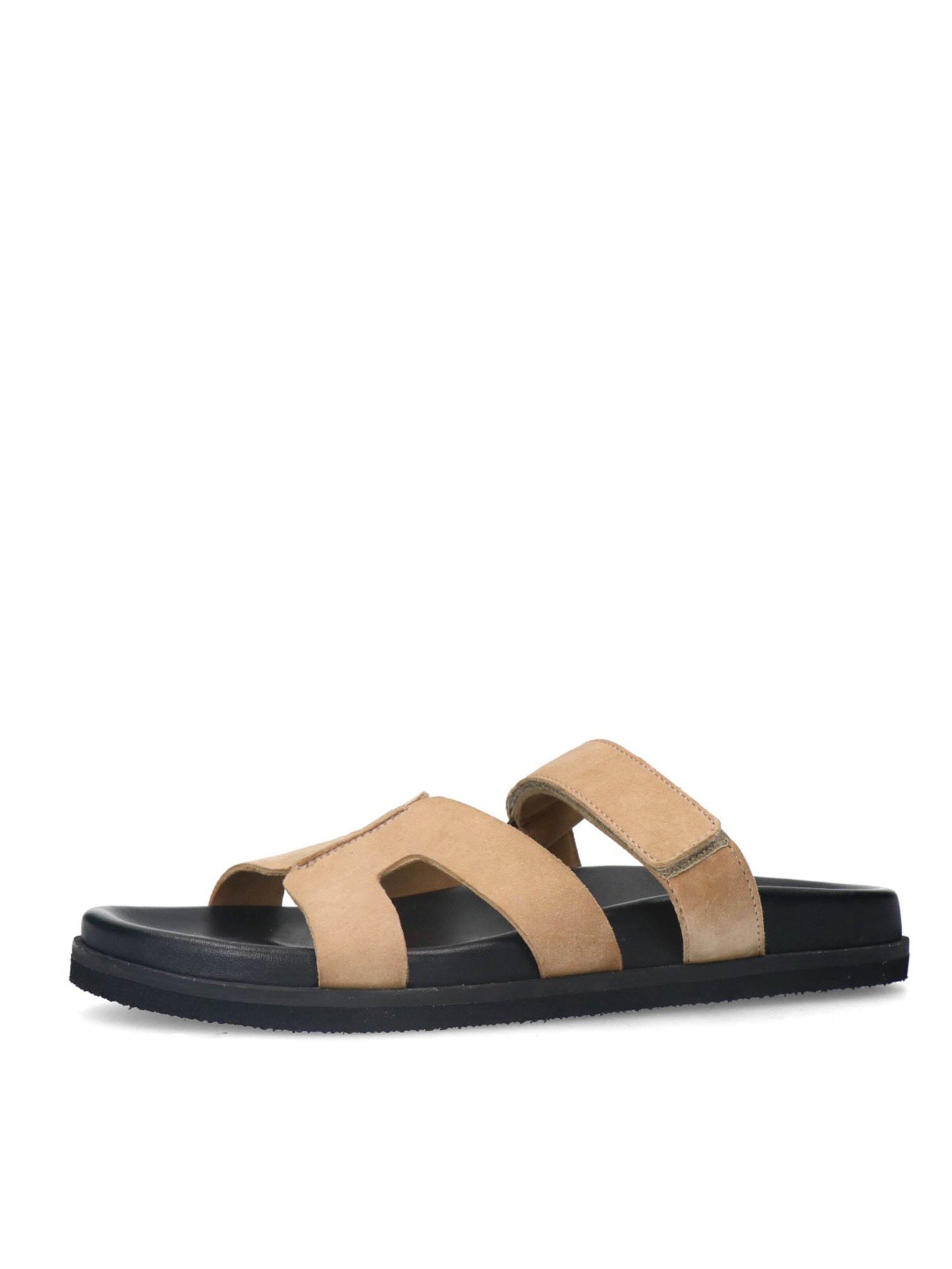 MANFIELD Mules in Beige: front