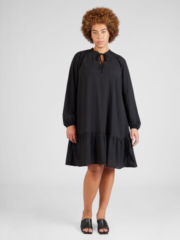 KAFFE CURVE Obleka 'Dory' | črna barva: sprednja stran