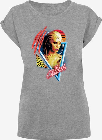 T-shirt 'DC Comics Wonder Woman 84 Retro Cheetah' F4NT4STIC en gris : devant