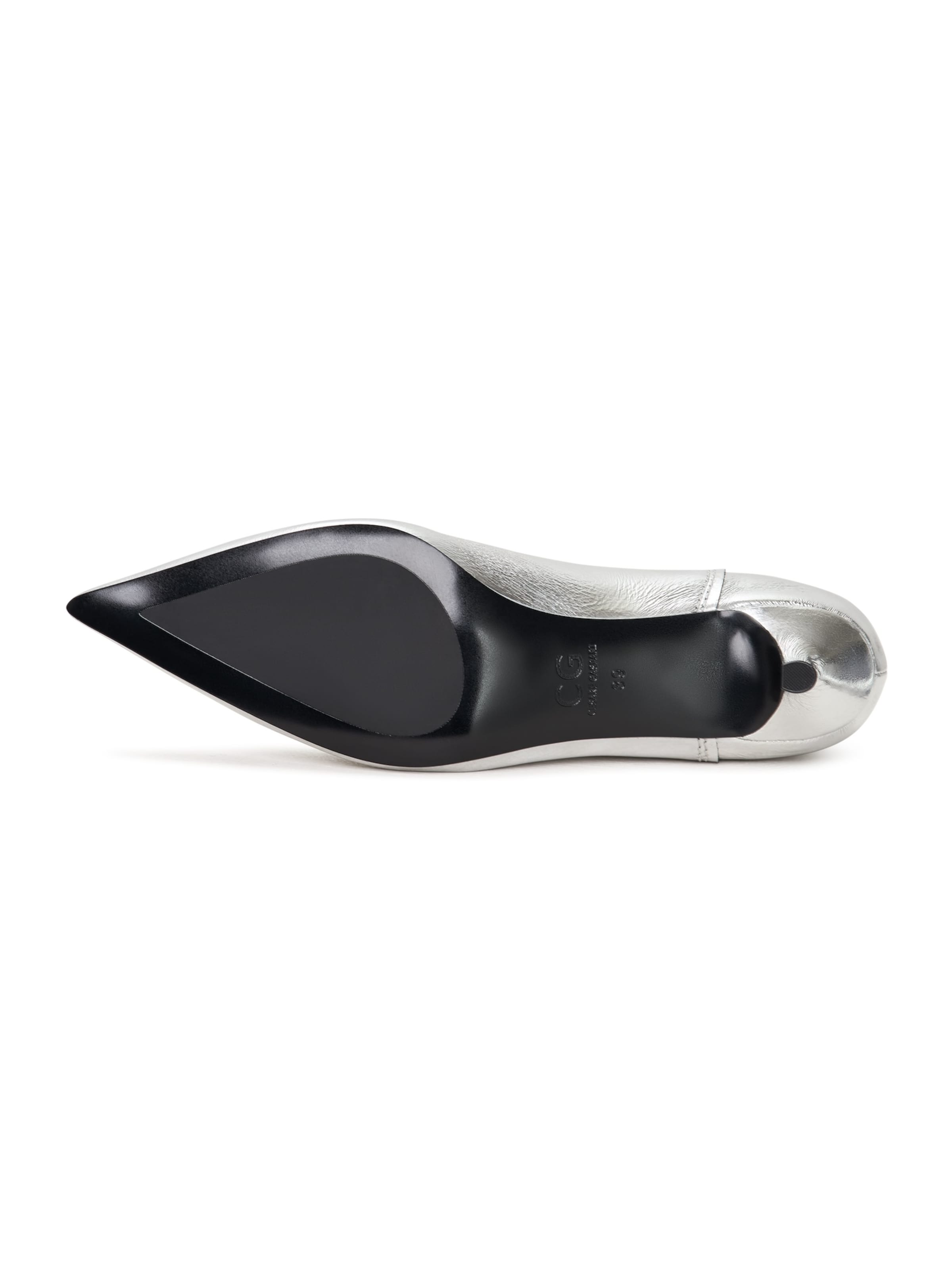 CESARE GASPARI Ankle boots in Silver