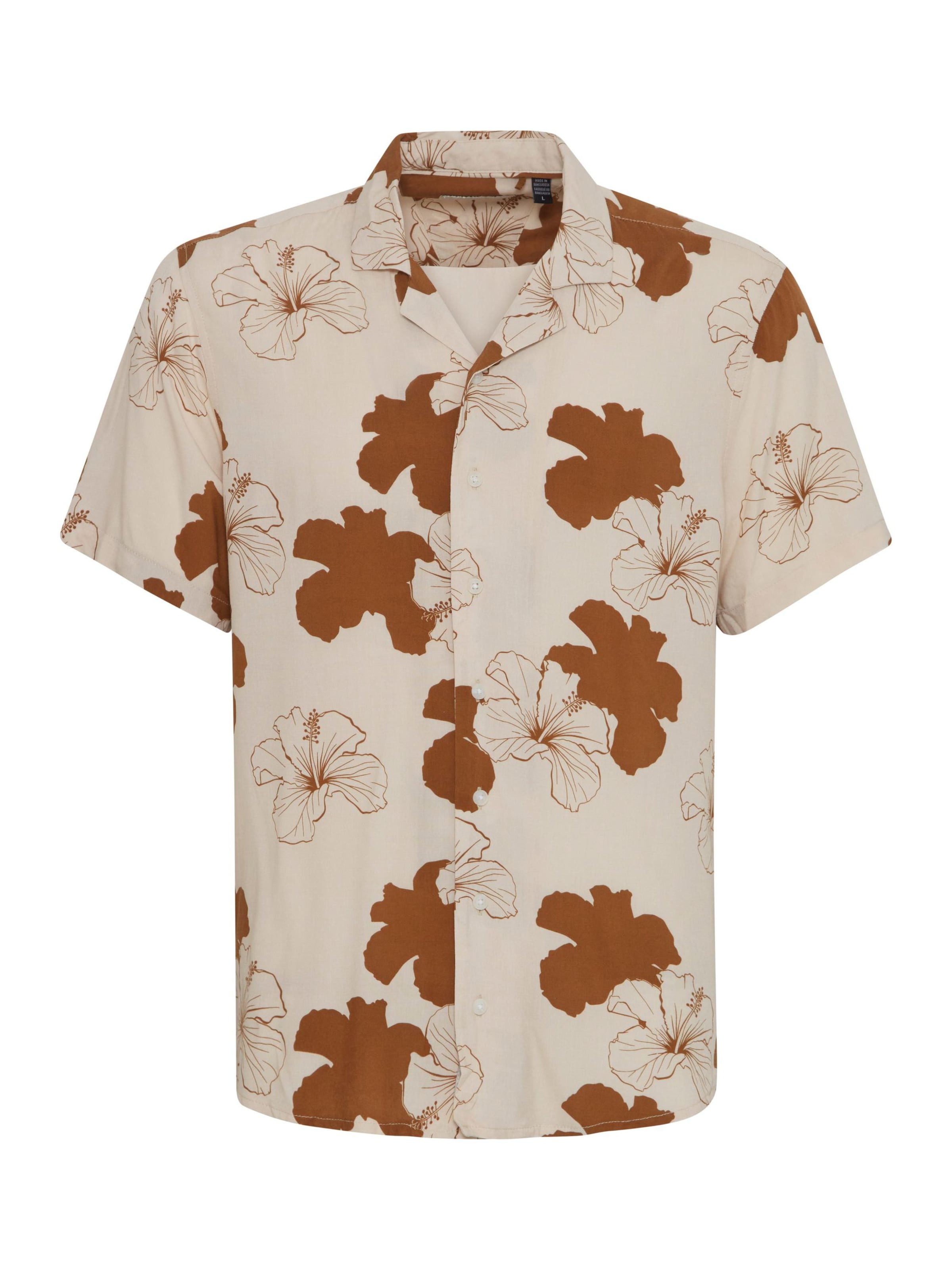 BLEND Overhemd in Beige: voorkant