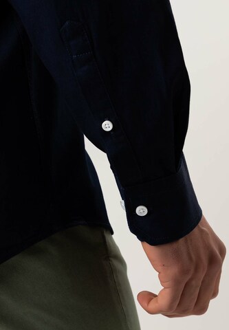 Black Label Shirt Regular fit Zakelijk overhemd 'DENIM' in Blauw