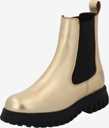 Palado by Sila Sahin Chelsea Boots in Gold: Vorderseite