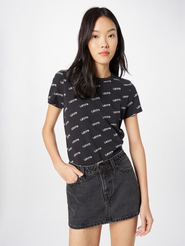 LEVI'S ® Shirt 'Graphic Rickie Tee' in Black: front