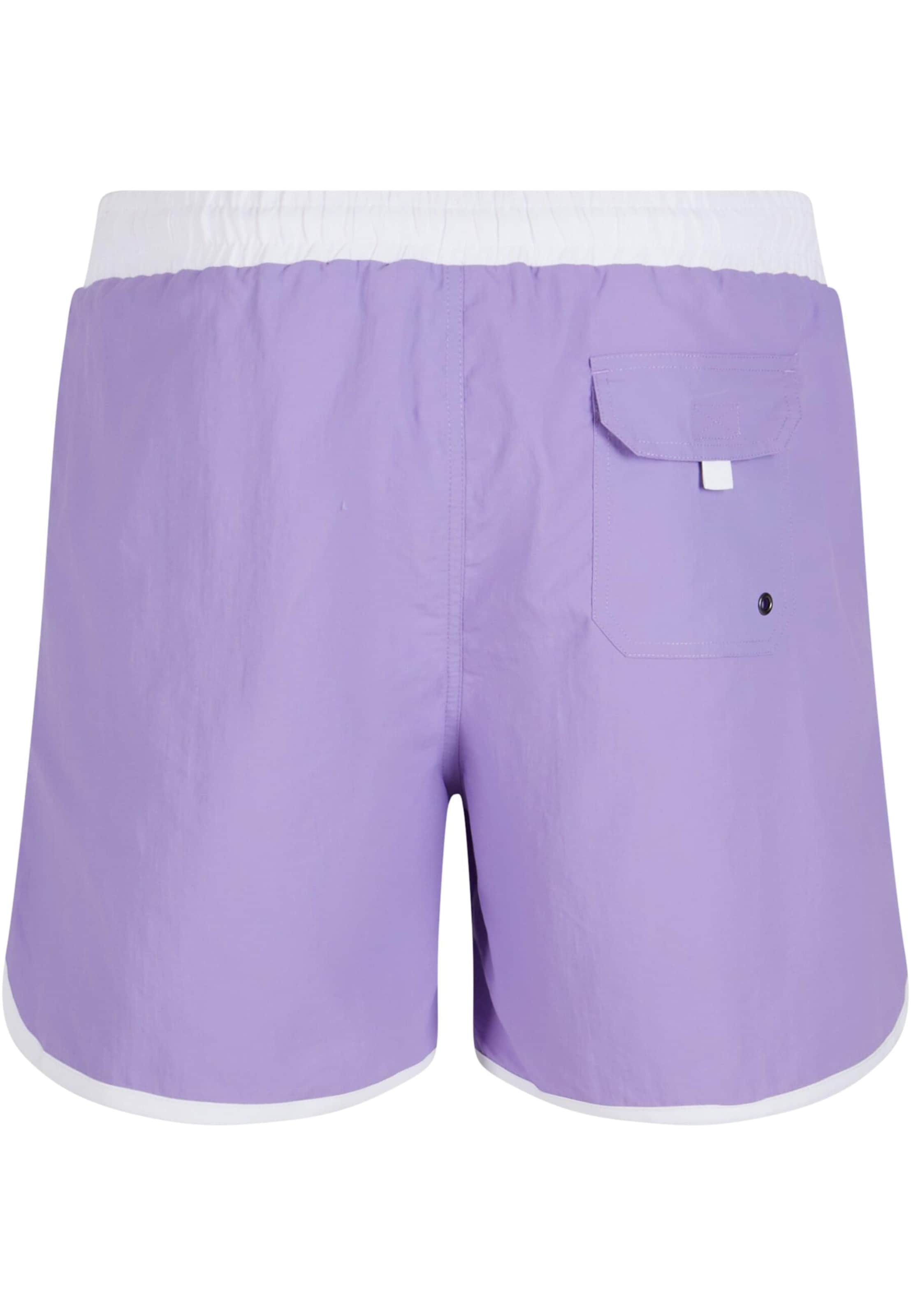 Urban Classics Badshorts i lila