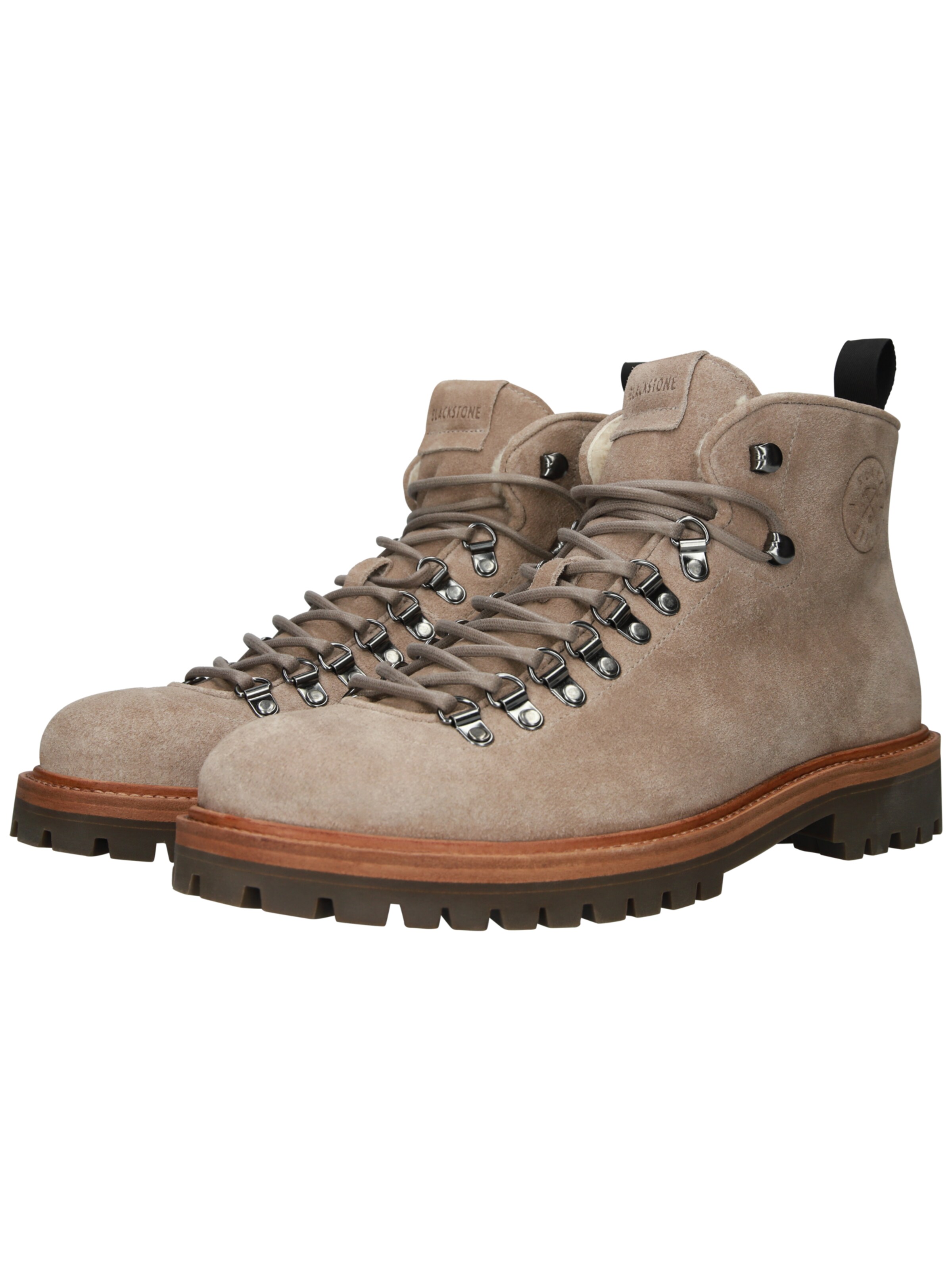 BLACKSTONE Lace-up boots 'Rock Tarrant EG567' in Beige