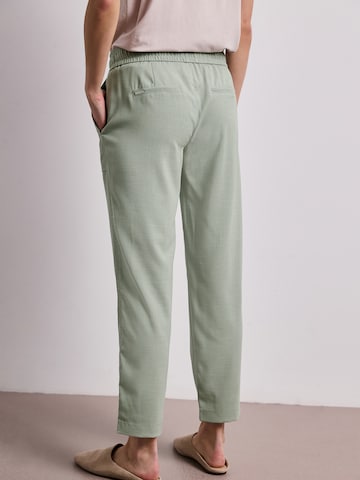 STREET ONE Slimfit Nadrág 'Bonny' - zöld