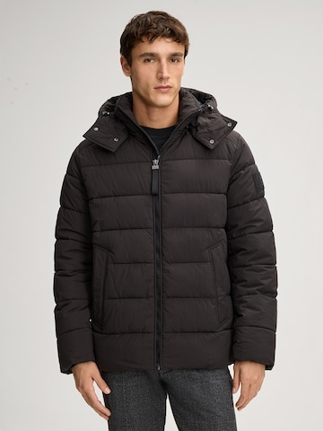 JOOP! Jeans Winter Jacket 'Joshas' in Black: front