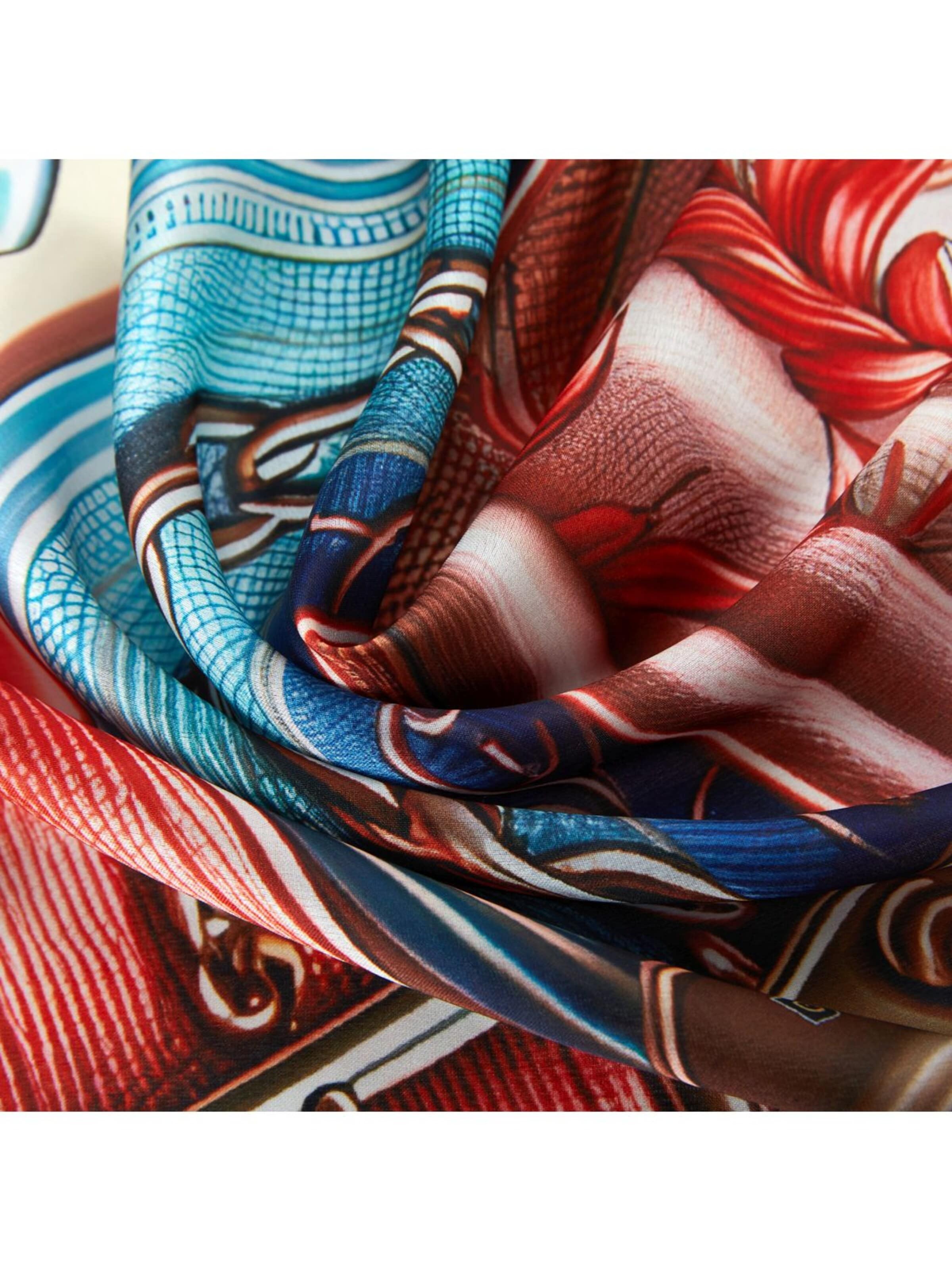 Sciarpa 'Carré de soie Big Belts' di 19V69 ITALIA in rosa
