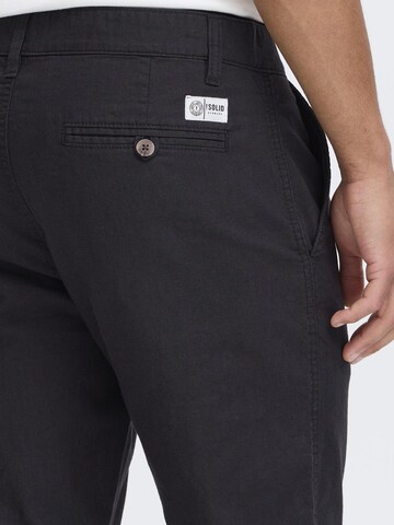!Solid Regular Trousers 'Loran' in Black