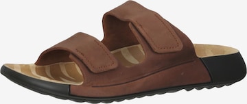 ECCO Mules in Brown: front