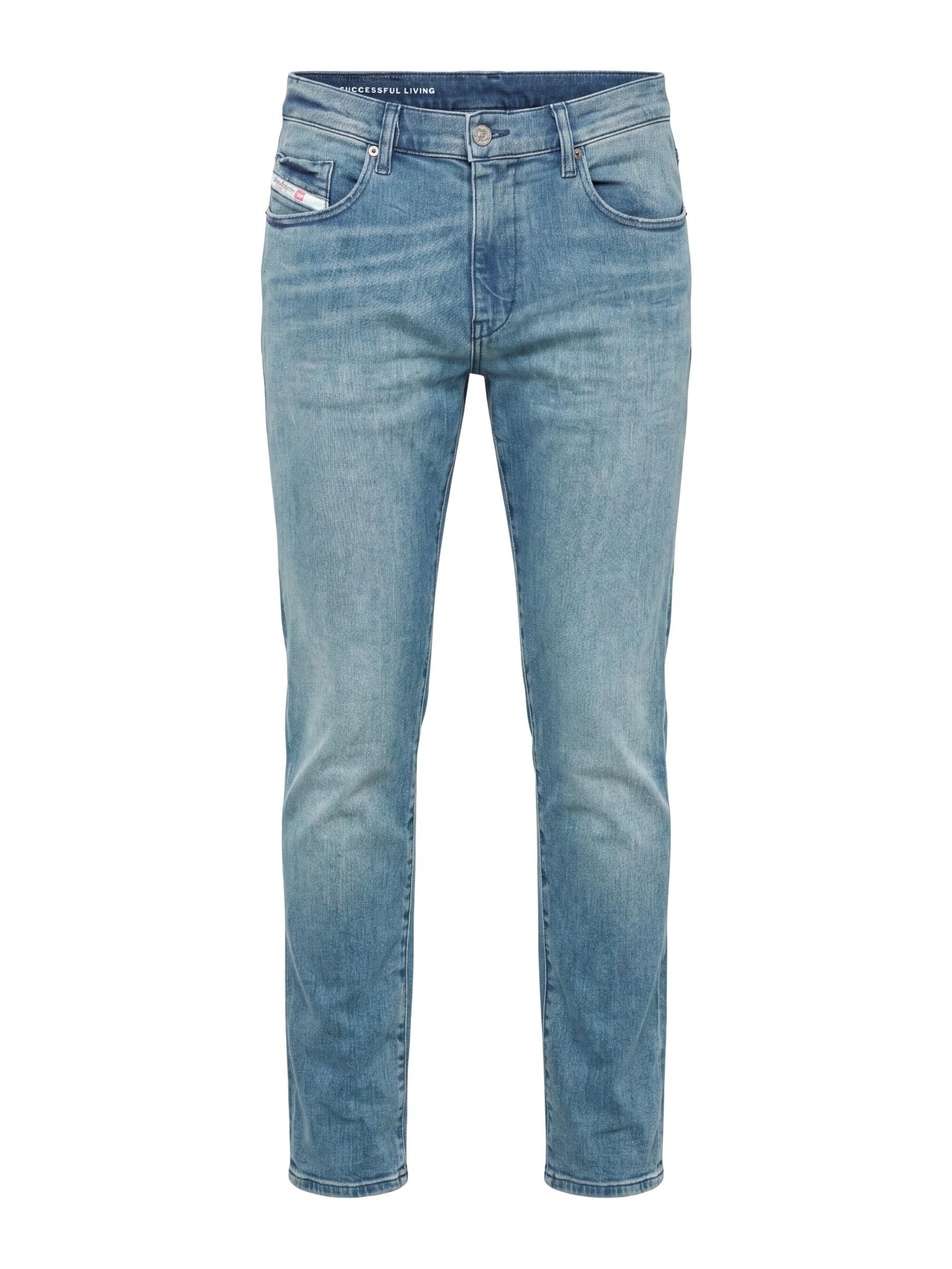 DIESEL Jean '2019 D-STRUKT' en 30/30 en bleu cyan, Vue avec produit