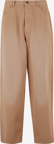 Urban Classics Loosefit Farkut ' 90‘s Jeans ' värissä beige: etupuoli