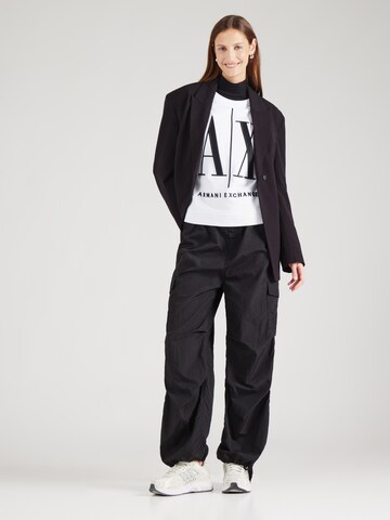 Felpa '8NYM02' di ARMANI EXCHANGE in bianco