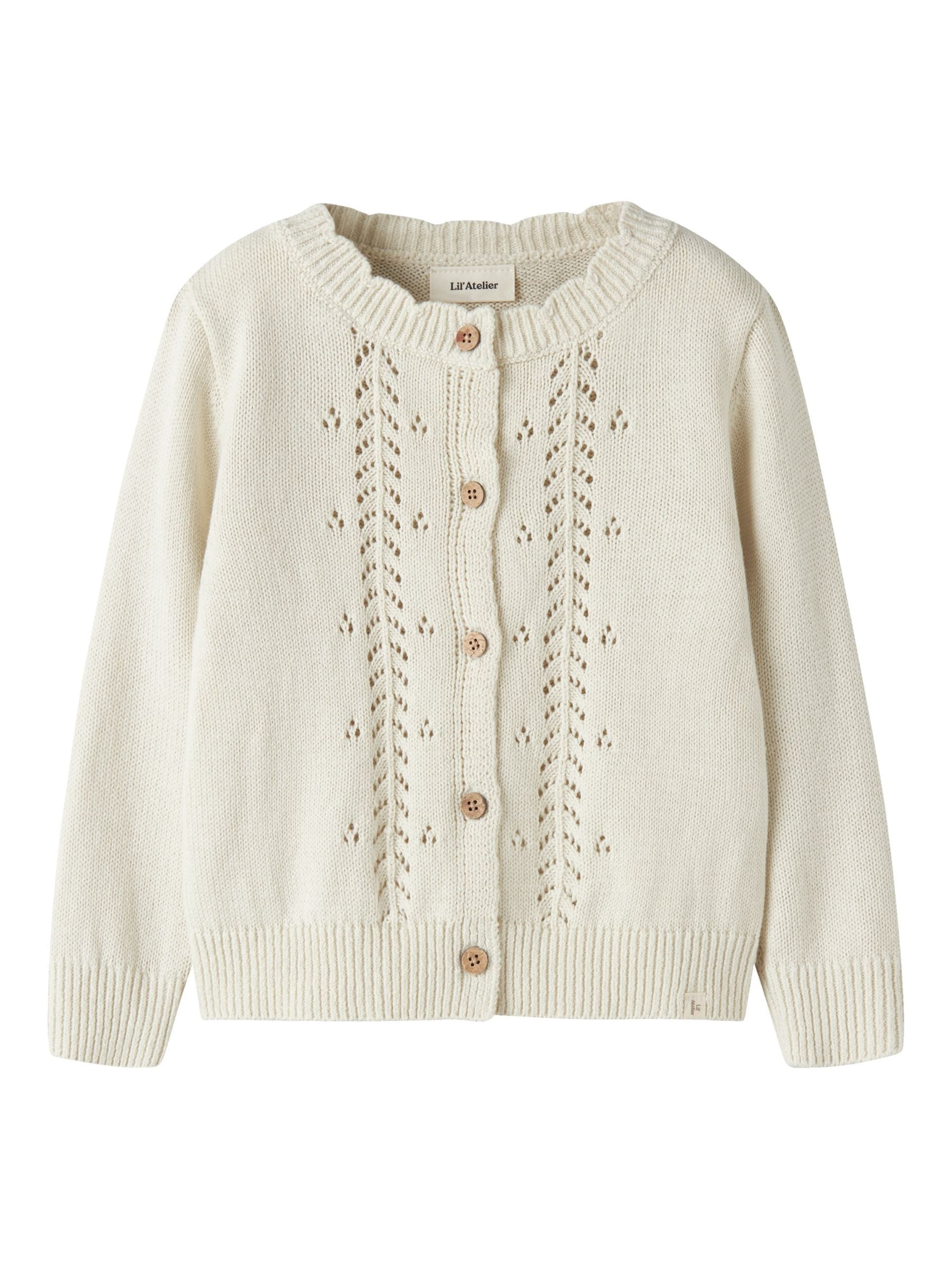 Lil'Atelier - Cárdigan en beige: frente