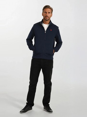 U.S. POLO ASSN. Sweat jacket in Blue
