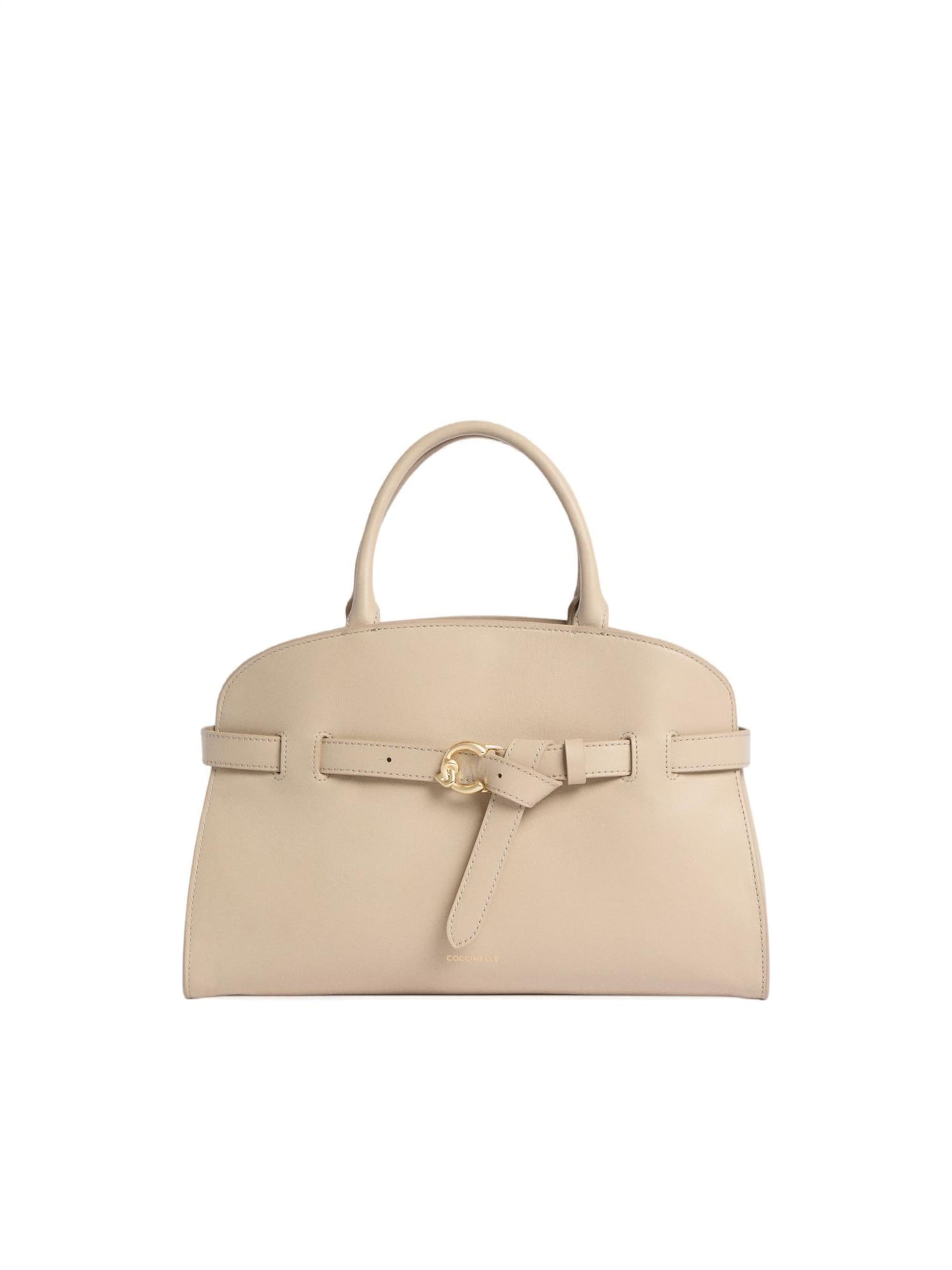 Coccinelle - Bolso de mano 'COCCINELLE Sabine S26' en beige: frente