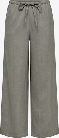 JDY Wide Leg Hose 'JDYNina' in Grün: Vorderseite