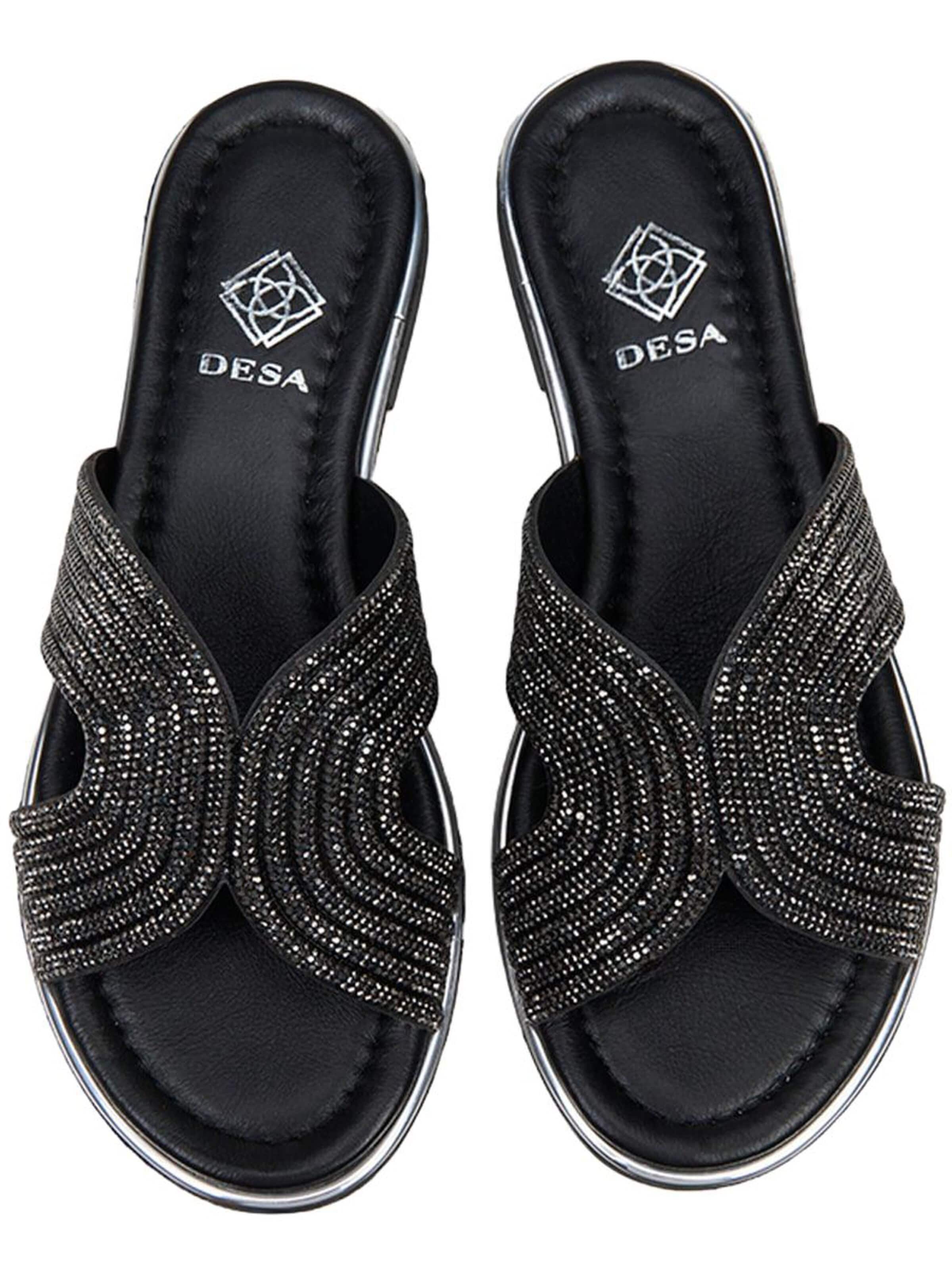 Mule 'Folien' Desa en noir