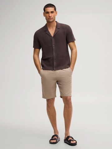 JOOP! Jeans Regular fit Overhemd 'Ilkor' in Bruin