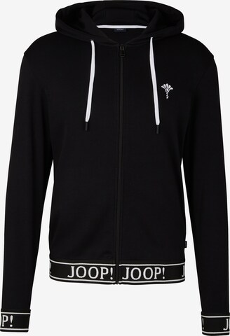 JOOP! Sweatvest in Zwart: voorkant