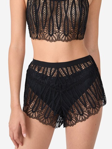 Pantaloncini da pigiama 'Virtuose' di ETAM in nero: frontale