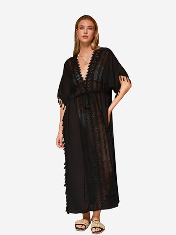 Cupshe Beach Dress in Black