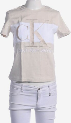 Calvin Klein Shirt XS in Weiß: predná strana