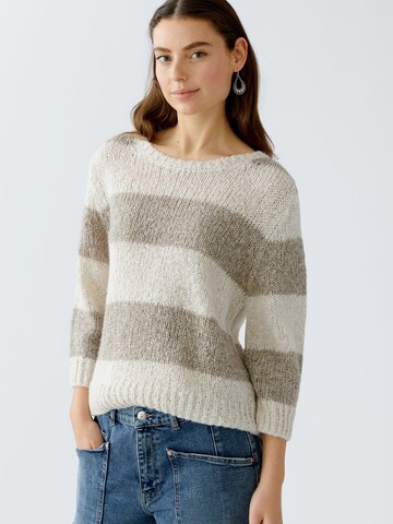 OUI Pullover 'ESMY' in Beige: Vorderseite