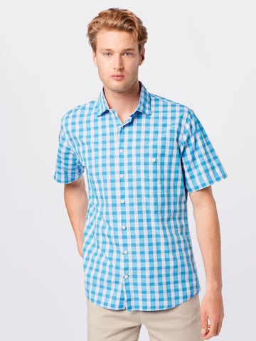 Coupe regular Chemise OLYMP en bleu : devant