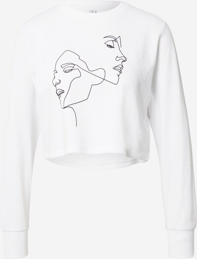 Merchcode Dressipluus 'Ladies One Line' must / valge, Tootevaade