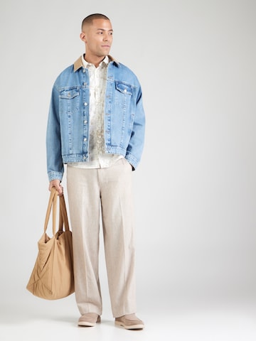 Coupe slim Chemise s.Oliver en beige