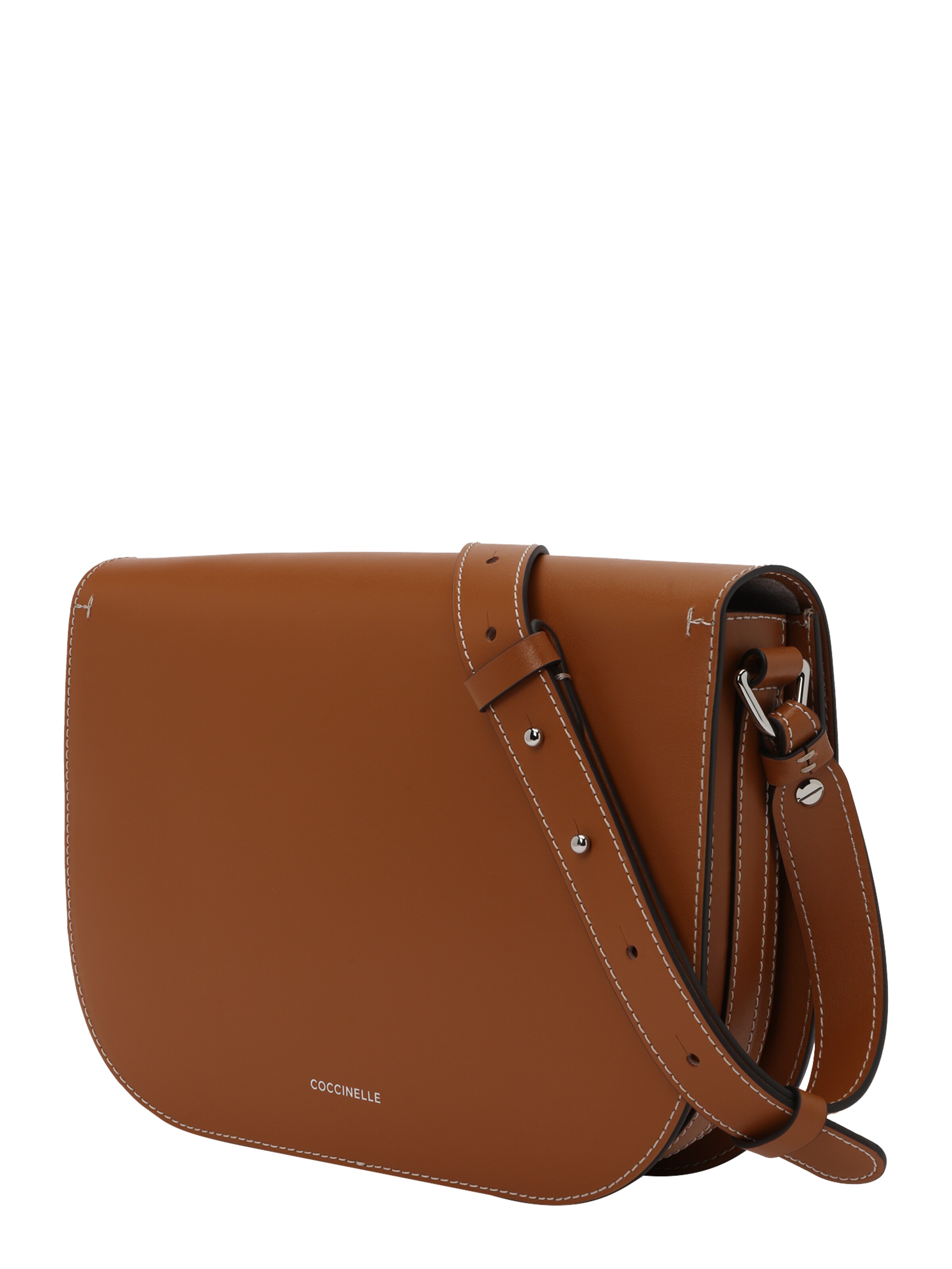 Sac à bandoulière Coccinelle en marron : devant