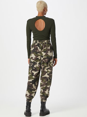 River Island Tapered Cargo Pants in Green
