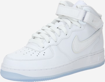 Nike SportswearVisoke tenisice 'AF1' - bijela boja: prednji dio